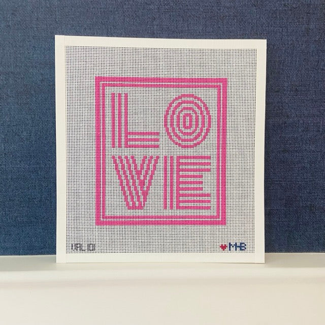 LOVE Lines Canvas