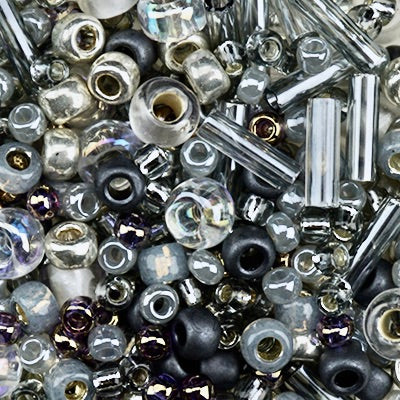 Vintage Silver Color Vibe Beading Mix