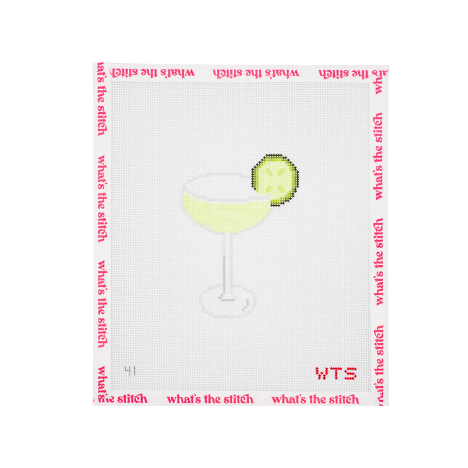 Cucumber Martini Canvas