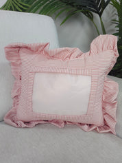 *PREORDER* Dark Pink Stripe Self Finishing Pillow