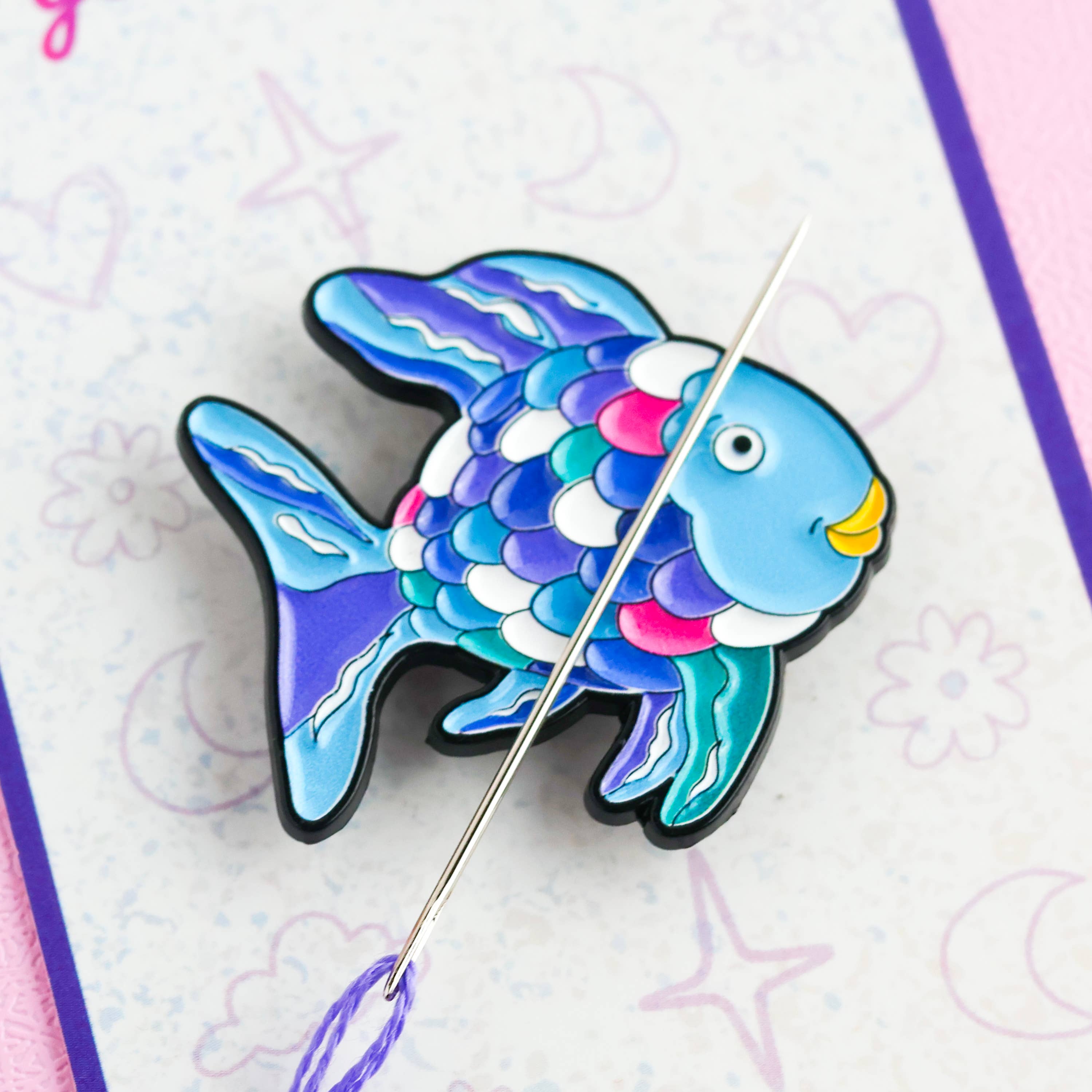 Rainbow Fish Needle Minder