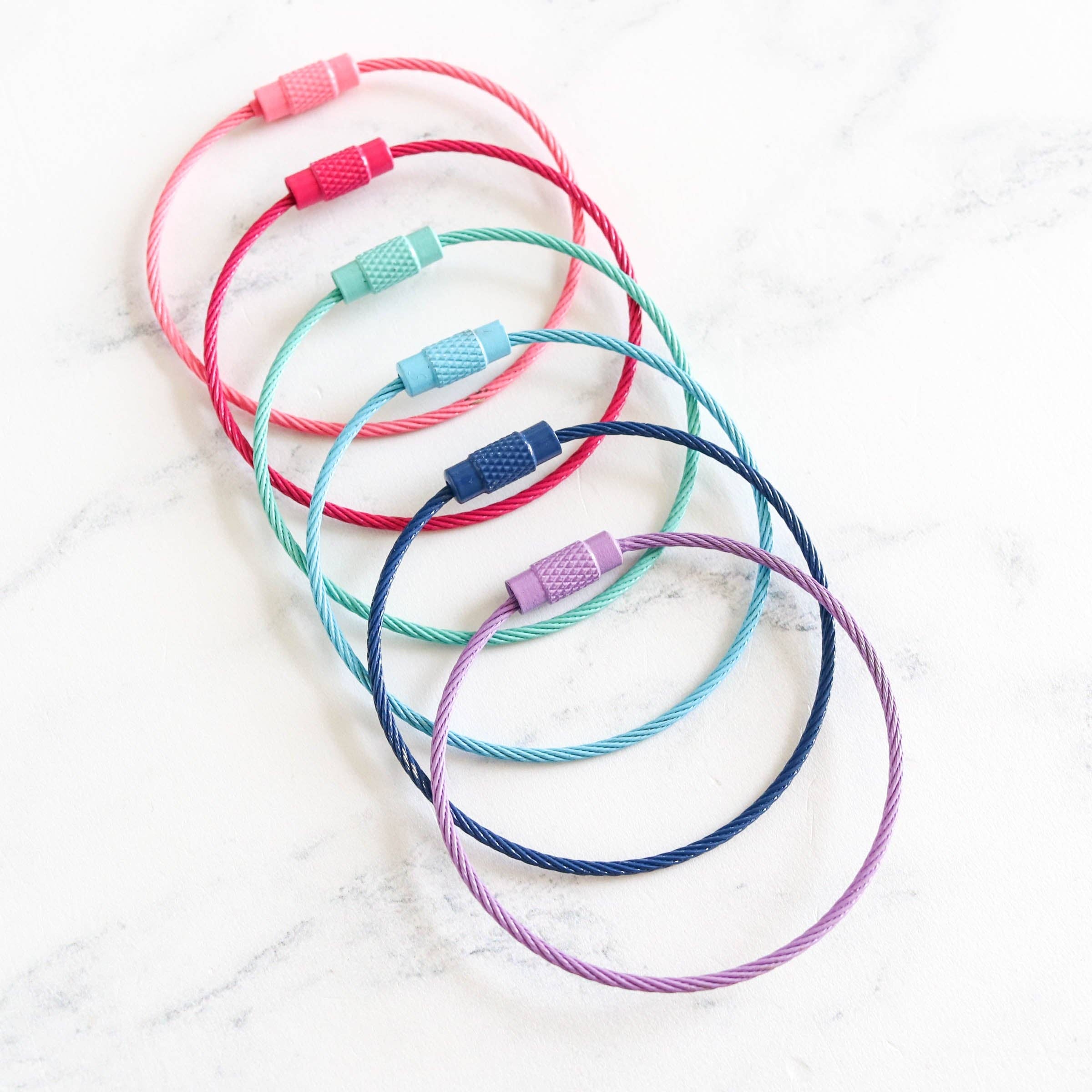 Twist Lock Floss Thread Rings