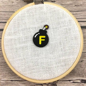 F-bomb Enamel Needle Minder