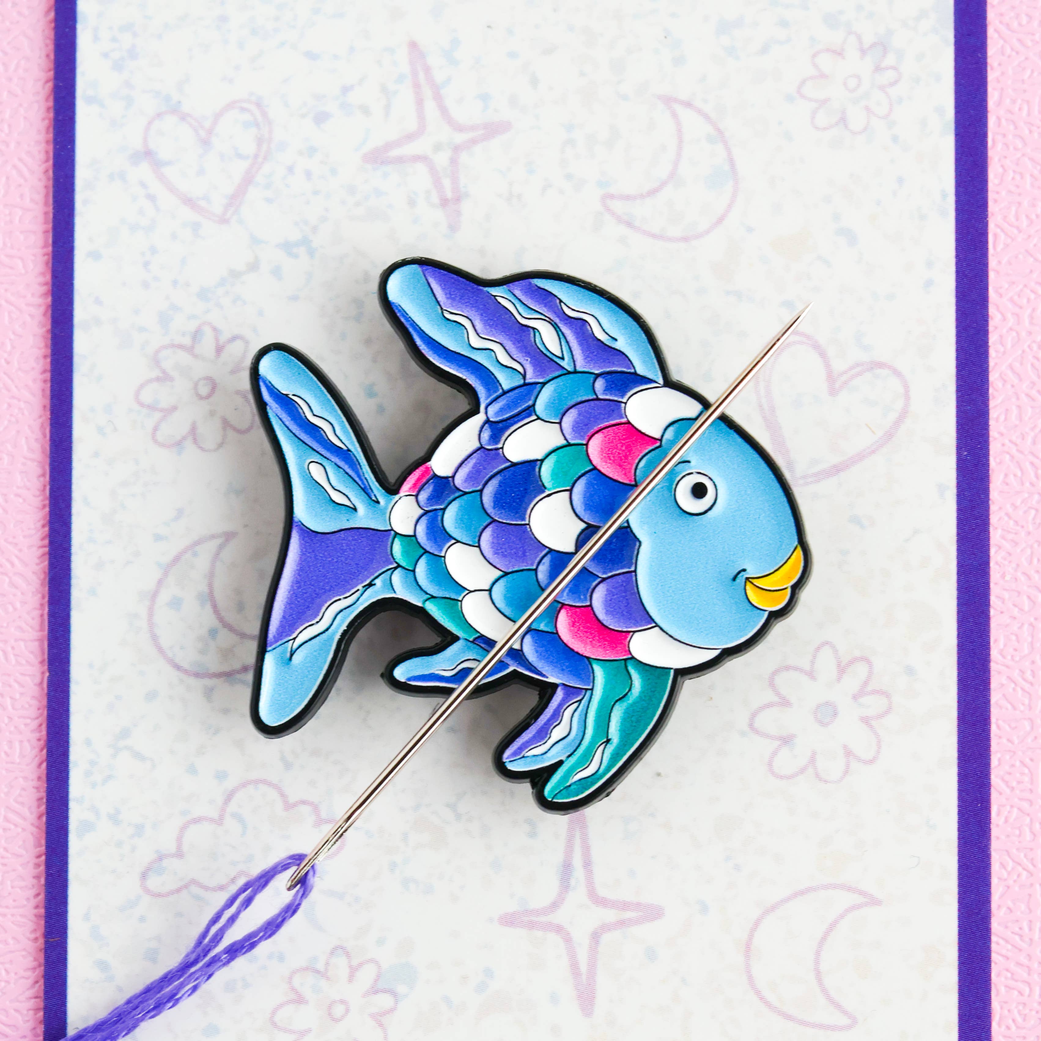 Rainbow Fish Needle Minder