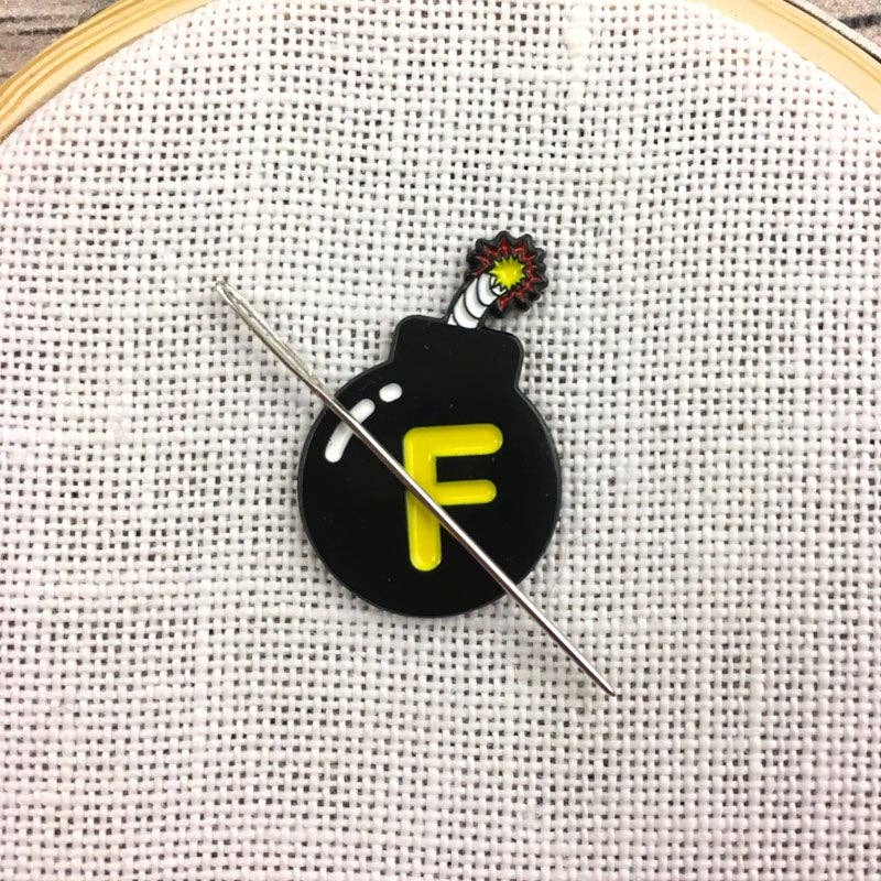 F-bomb Enamel Needle Minder