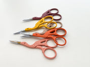 Colorful Stork Scissors