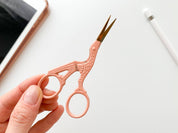 Colorful Stork Scissors