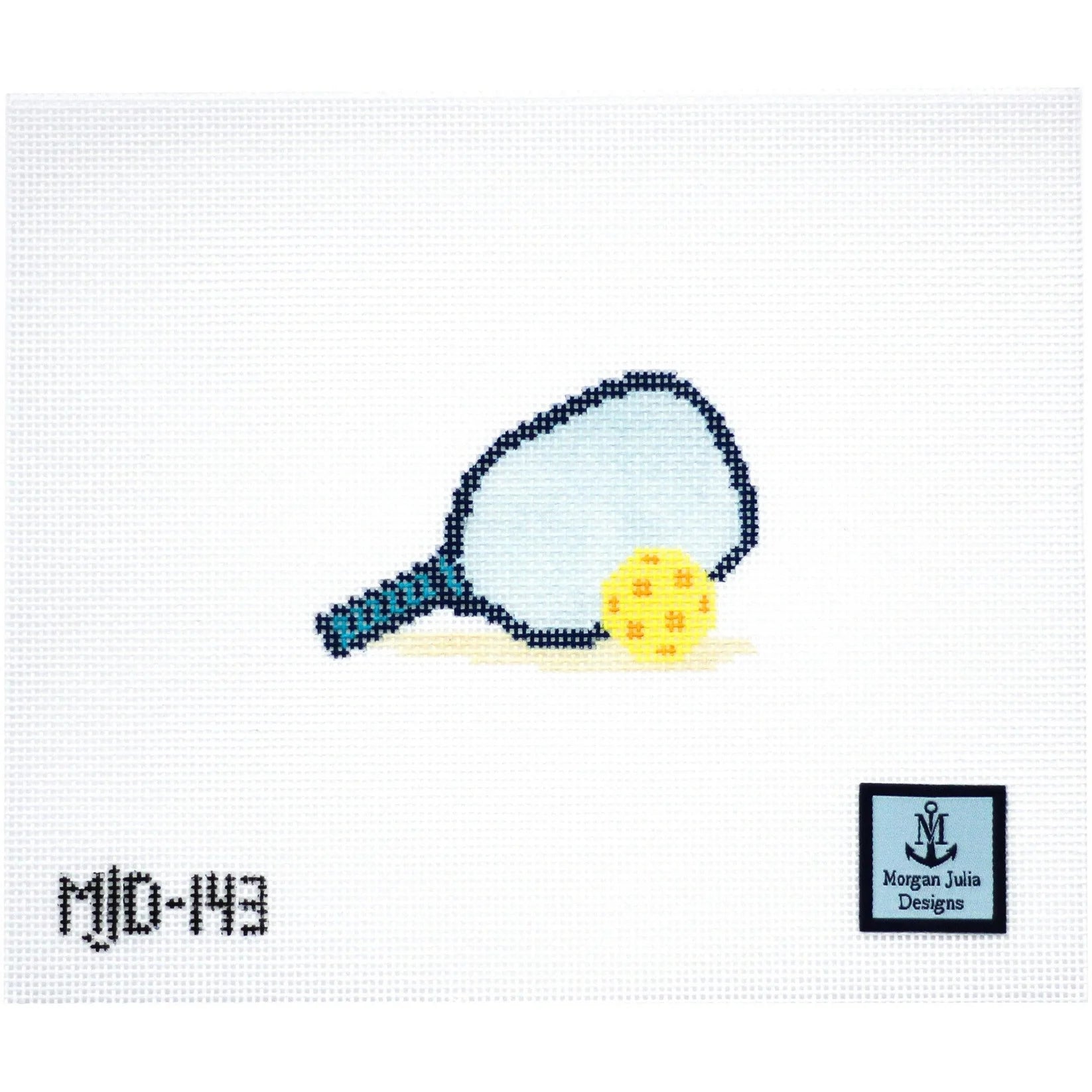 Blue Pickleball Paddle Canvas