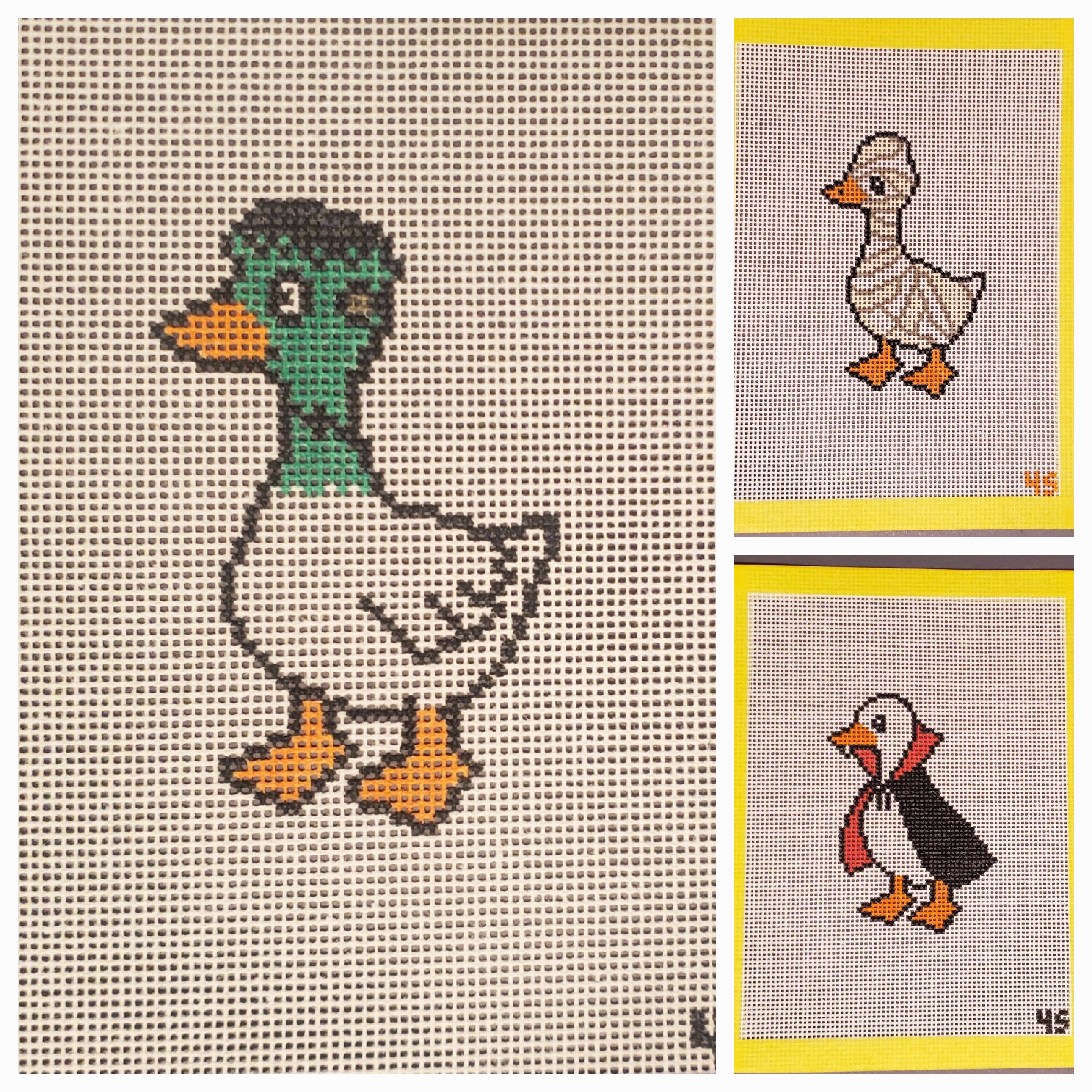 Halloween Goose Dracula Canvas