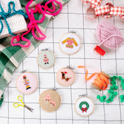 Apres Ski Christmas Jumper Beginner Counted Cross Stitch Kit: White With Multicoloured Thread