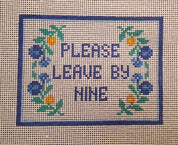 Please Leave by Nine Canvas