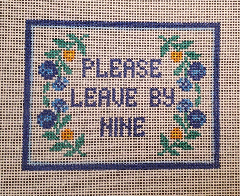 Please Leave by Nine Canvas
