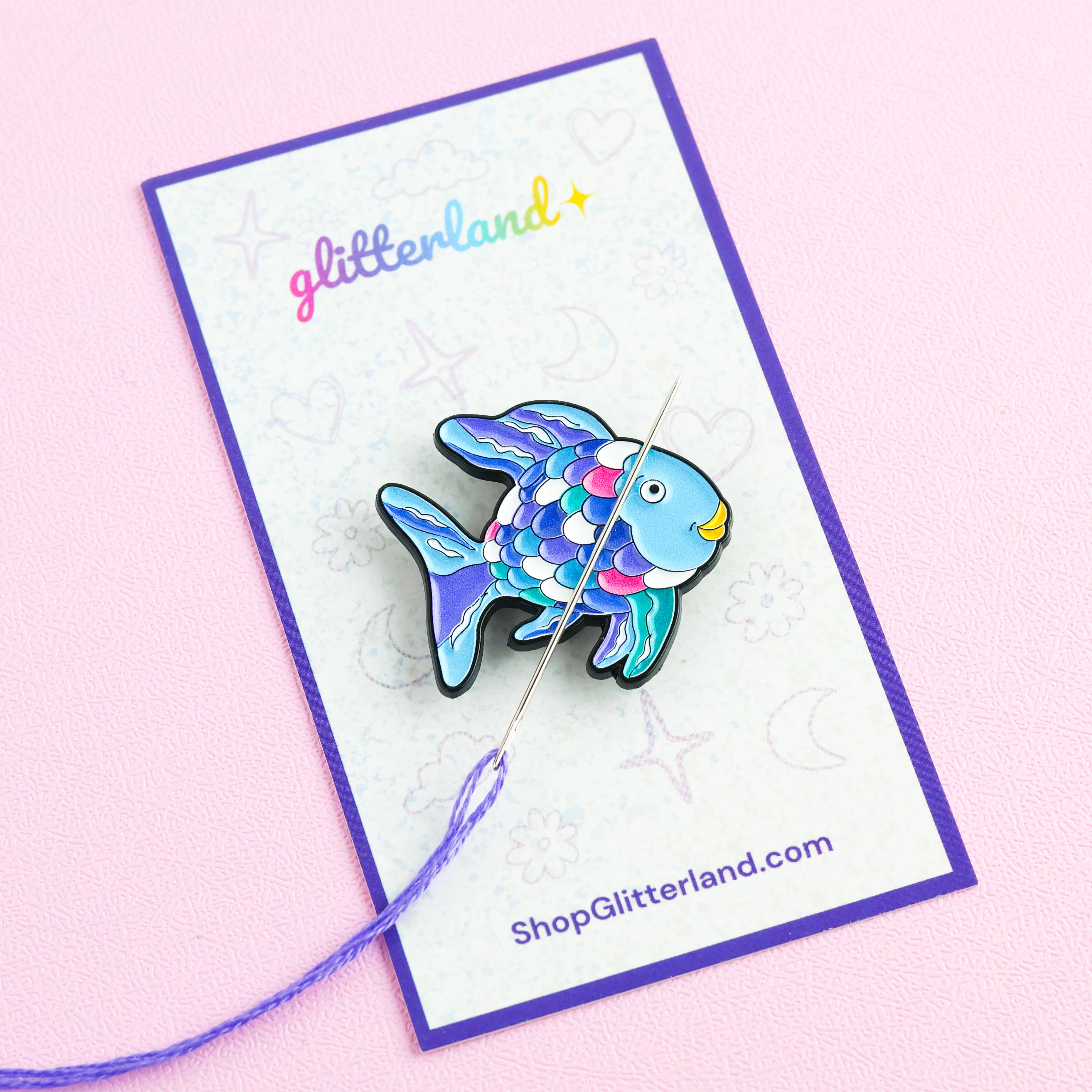 Rainbow Fish Needle Minder