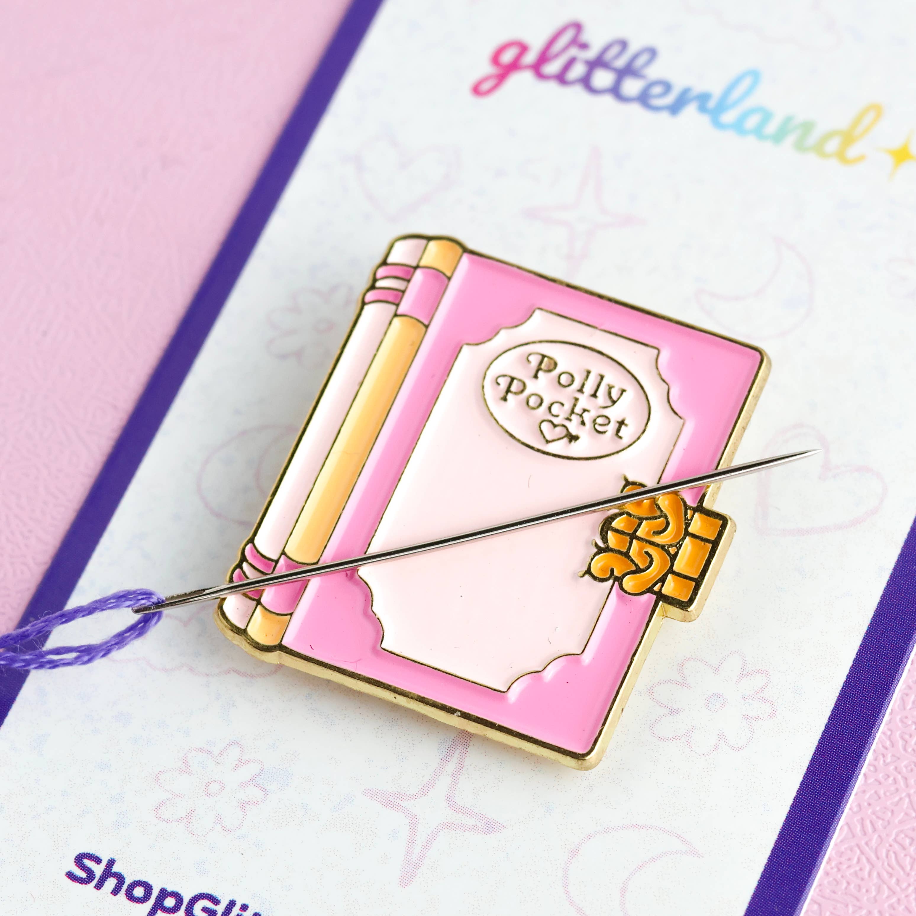 Polly Pocket Diary Needle Minder