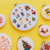 Colourful Beginner Christmas Cross Stitch Kit