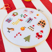 Colourful Beginner Christmas Cross Stitch Kit