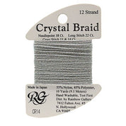 CR14 Silver Pearl Crystal Braid