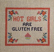 Hot Girls are Gluten Free Canvas