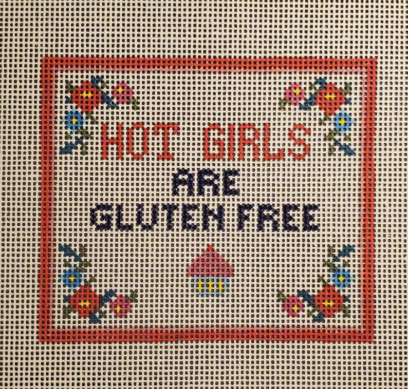 Hot Girls are Gluten Free Canvas