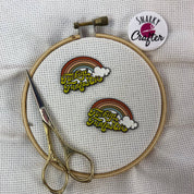 F*cking Fantastic Retro Rainbow Needle Minder