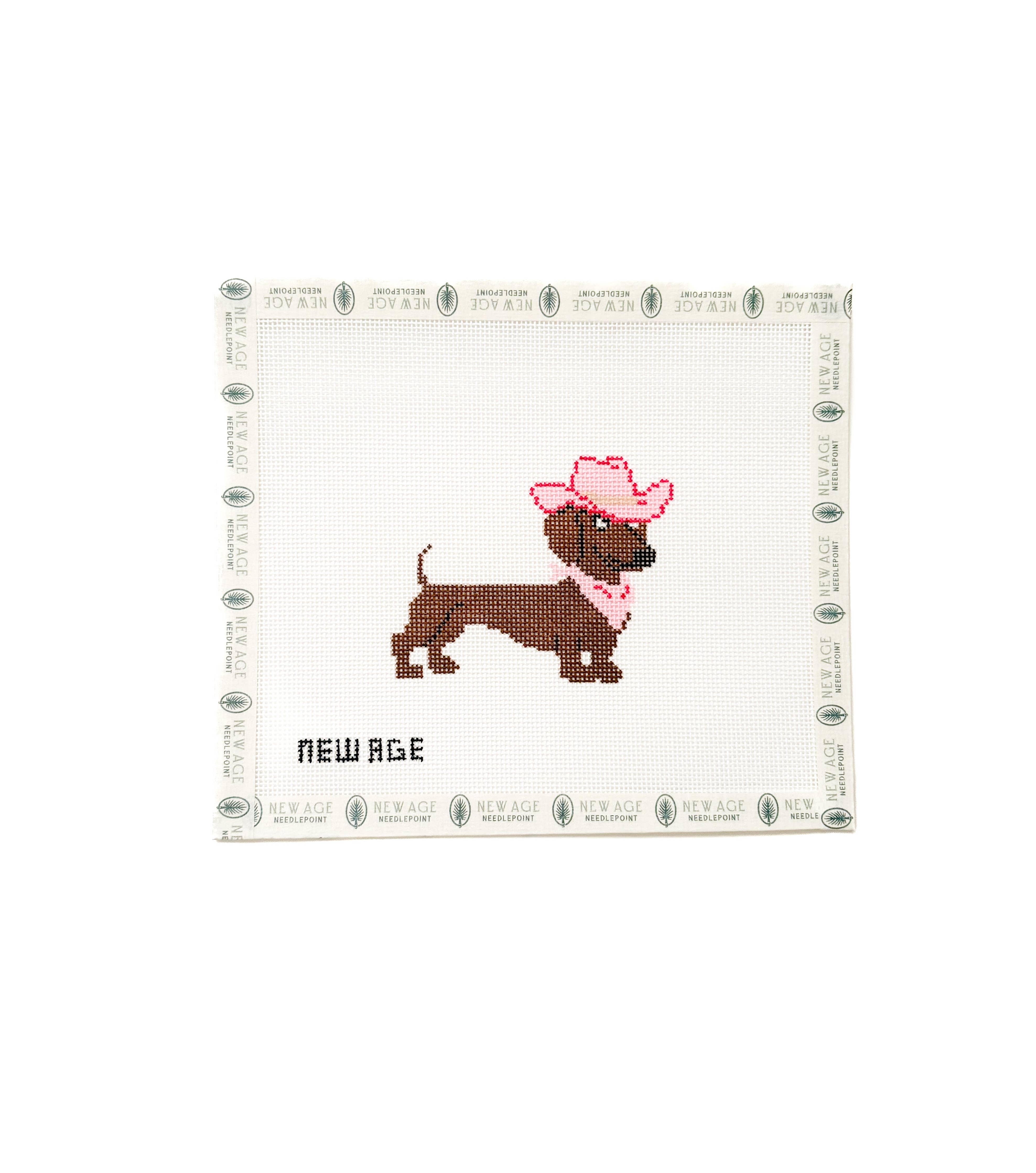 Cowgirl Dachshund Canvas