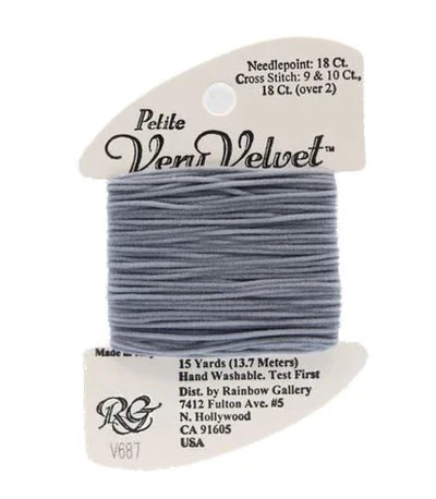 PET V-VELVET V687-DK PEARL GRY