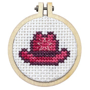 I'm Hot-To-Sew! (Cowboy Hat) Mini Matchbox Cross Stitch Kit