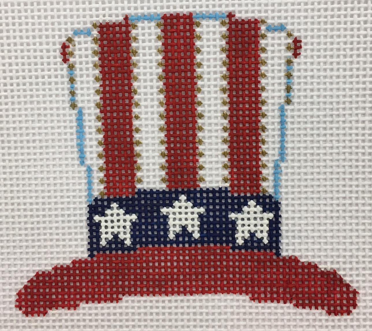 Uncle Sam's Top Hat Canvas