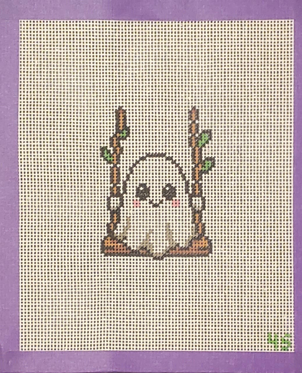 Halloween Ghost Swinging Canvas