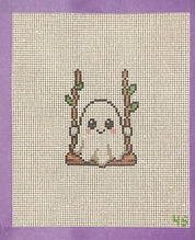 Halloween Ghost Swinging Canvas