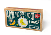 Love You to The Moon & Back Mini Matchbox Cross Stitch Kit