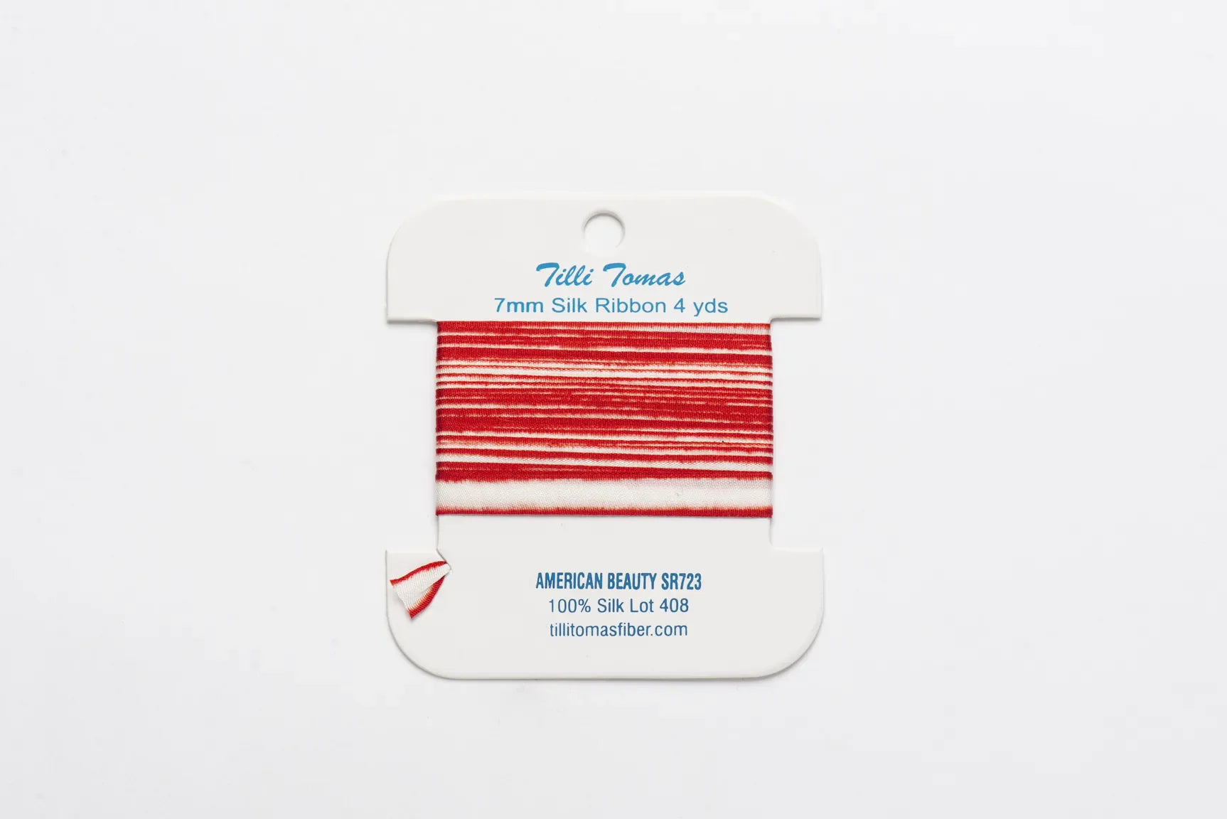 Silk Ribbon- American Beauty
