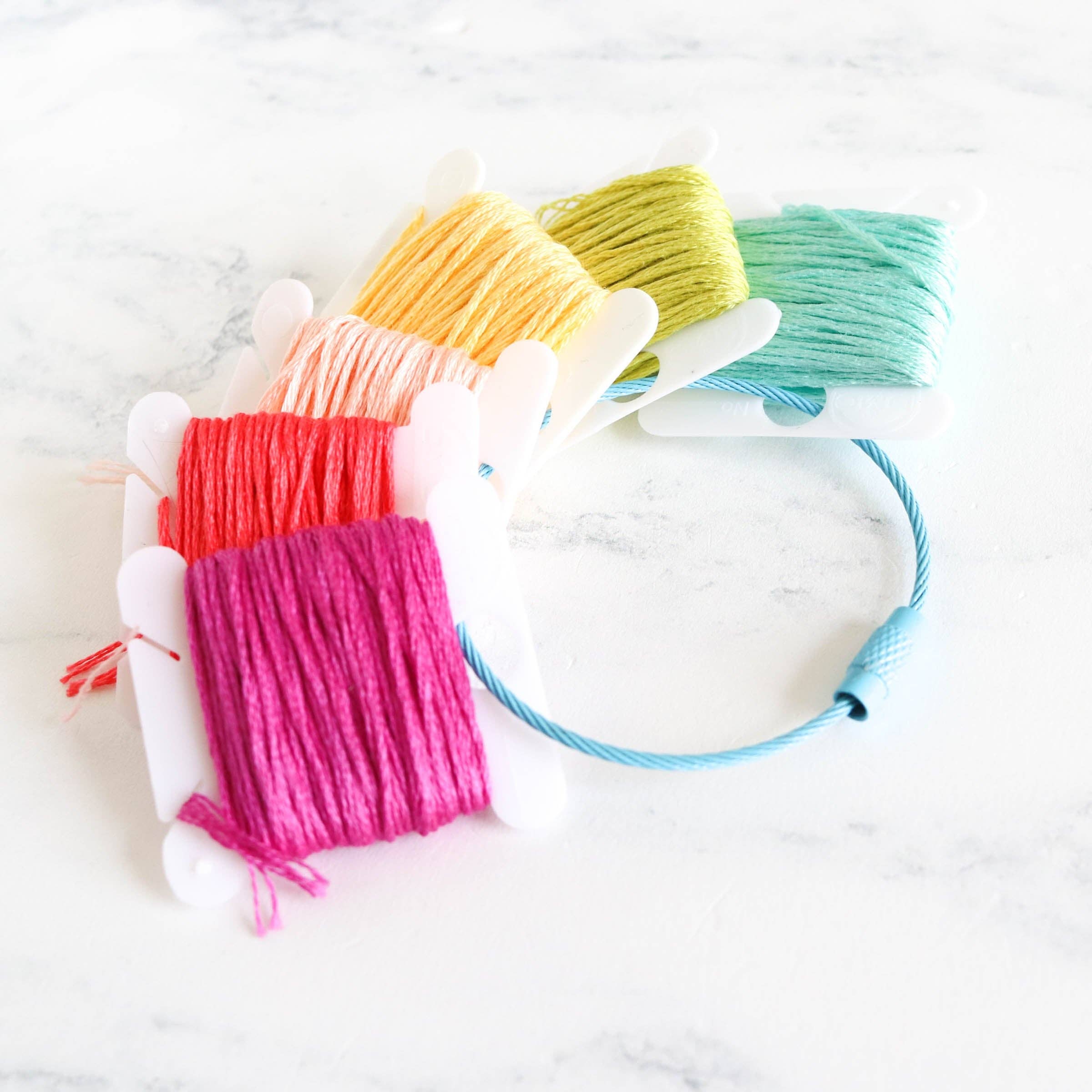 Twist Lock Floss Thread Rings