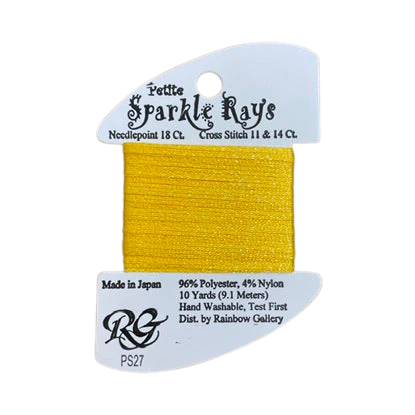 PS27 Brite Yellow Petite Sparkle Rays