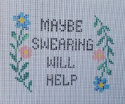 Maybe Swearing Will Help Canvas