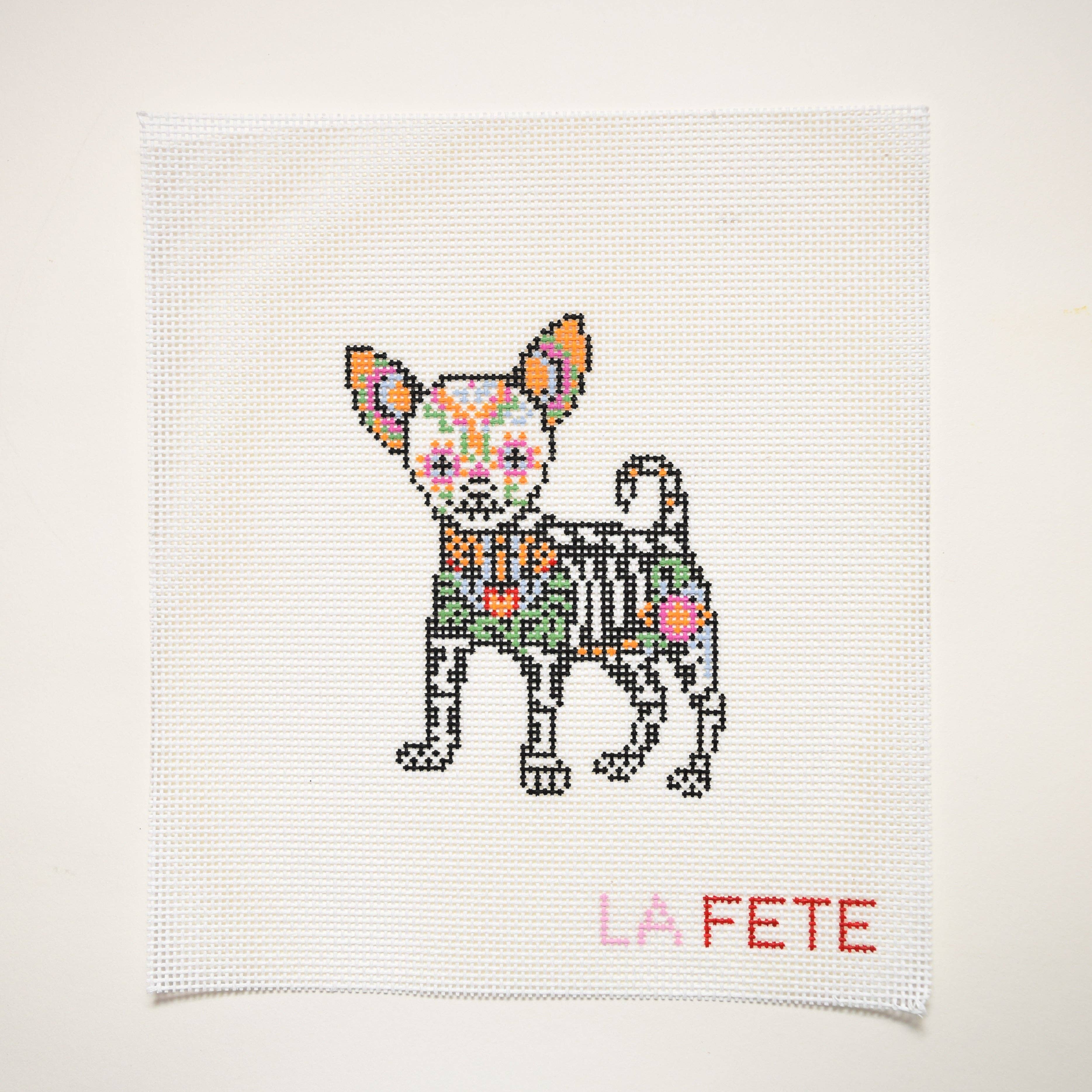 'Día de los Muertos' Chihuahua Canvas