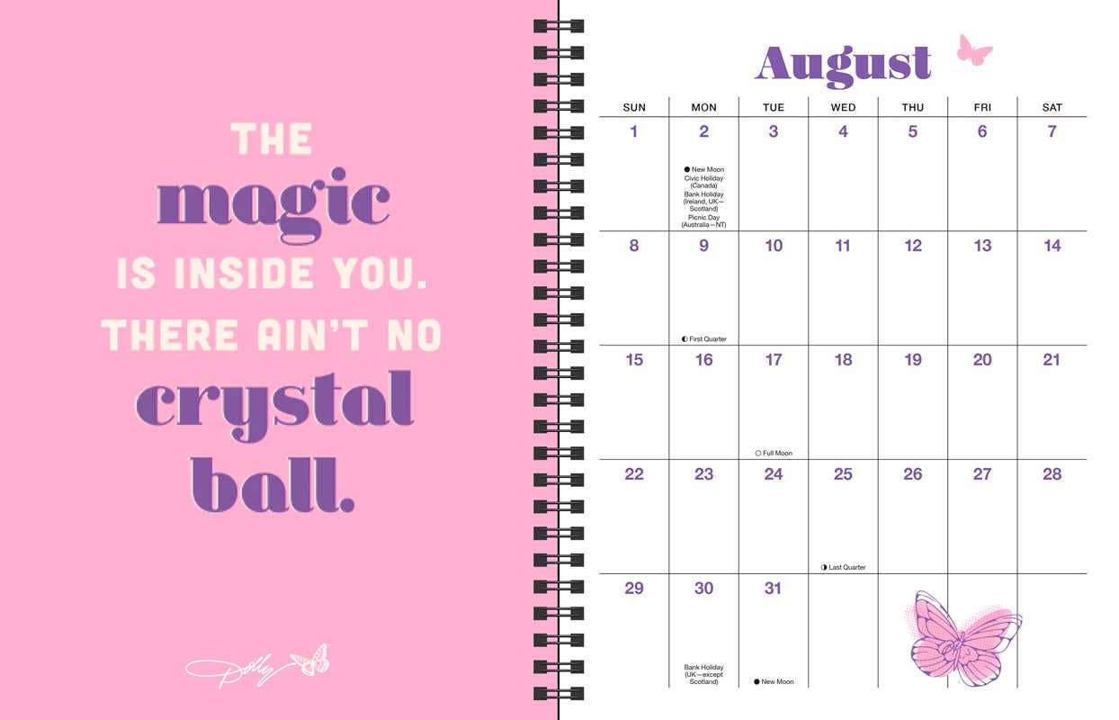 Dollyisms: Dolly Parton's 2027 Softcover Monthly/Weekly Planner Calendar by Andrews McMeel Publishing: Calendar; 144 pages / English