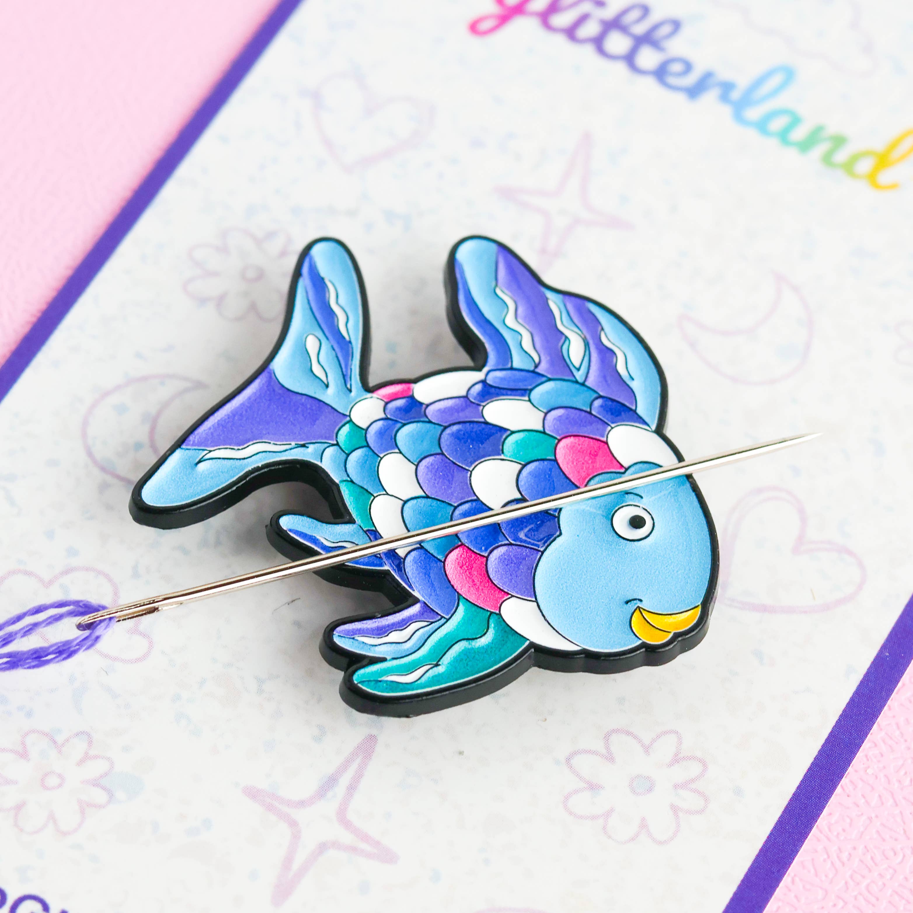 Rainbow Fish Needle Minder