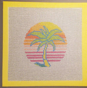 Coastal Palm Tree Canvas