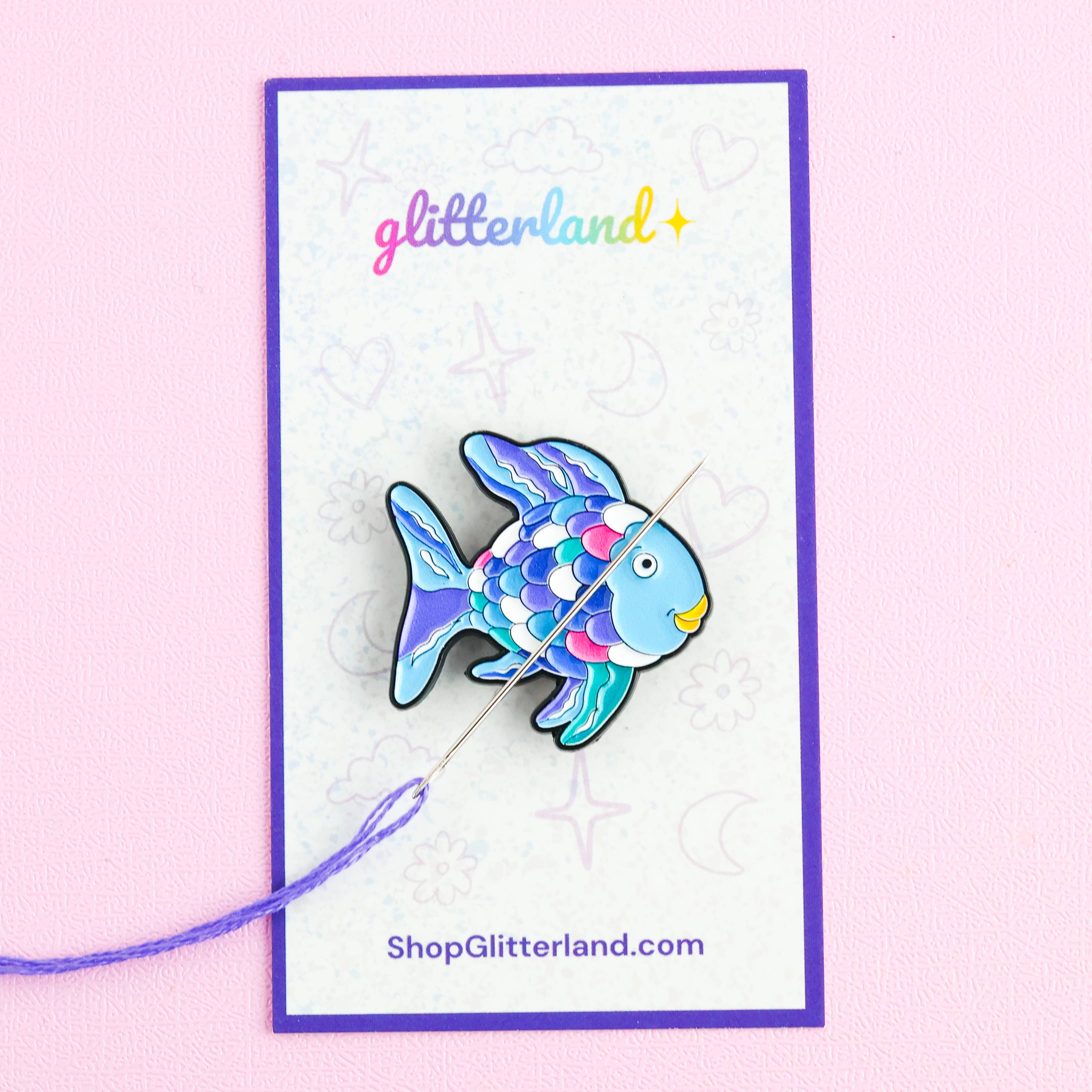 Rainbow Fish Needle Minder