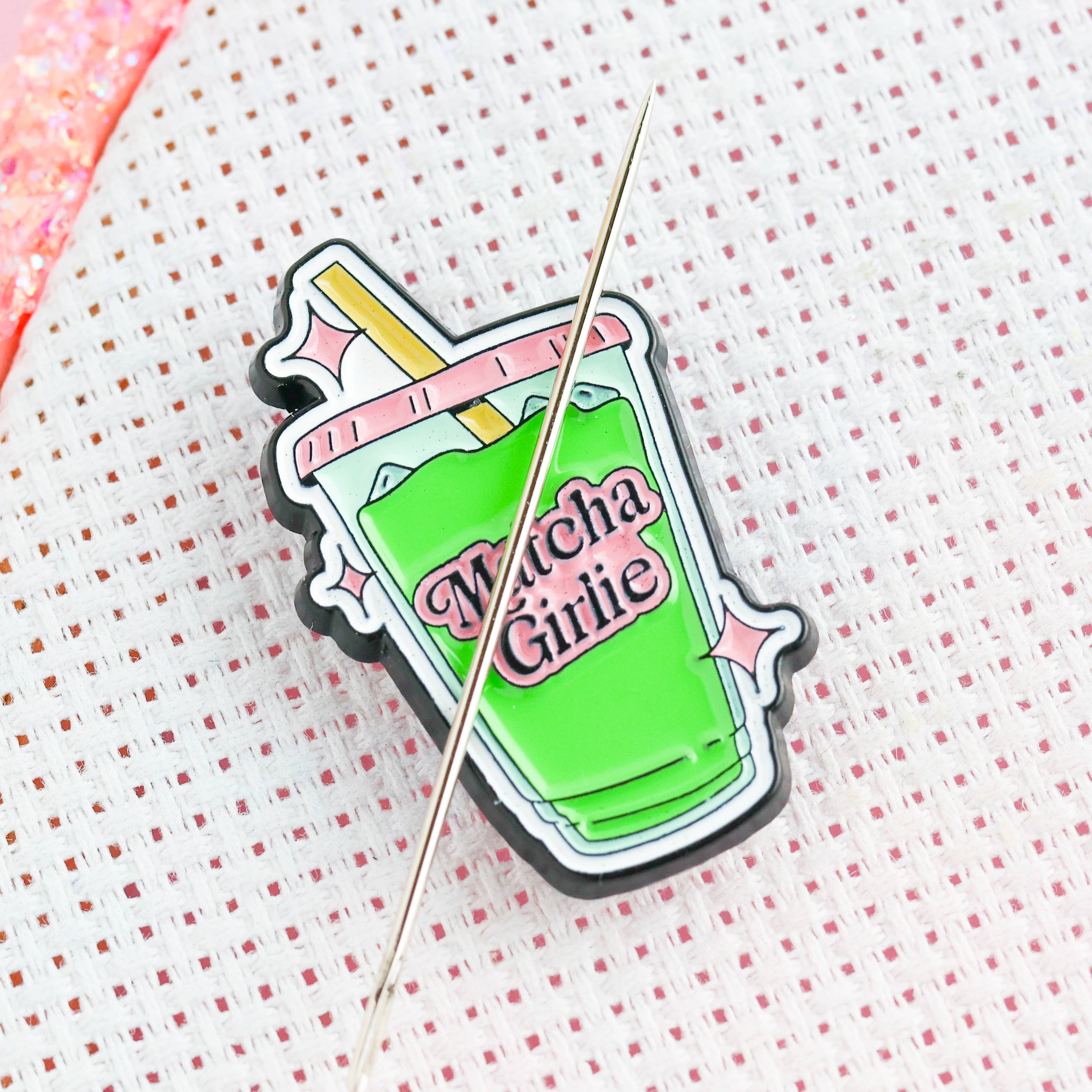 Matcha Girl Needle Minder