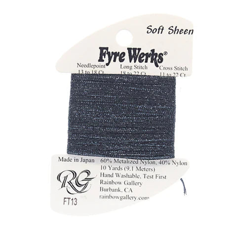 Fyre Werks Soft Sheen, Charcoal FT13