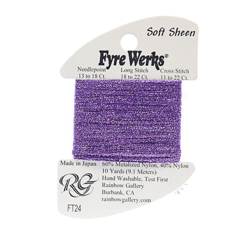 Fyre Werks Soft Sheen, Purple FT24