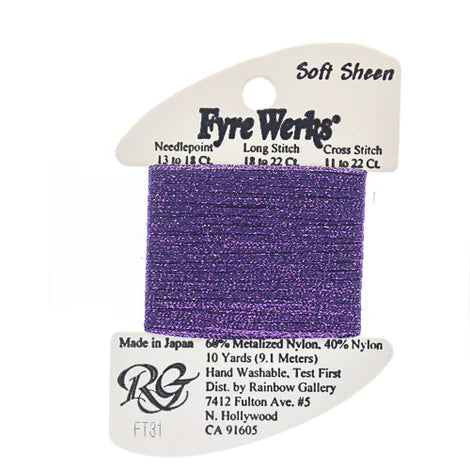 Fyre Werks Soft Sheen, Dark Purple FT31