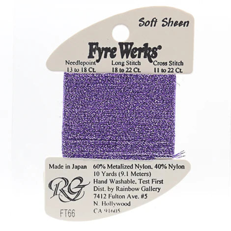 Fyre Werks Soft Sheen, Orchids FT66