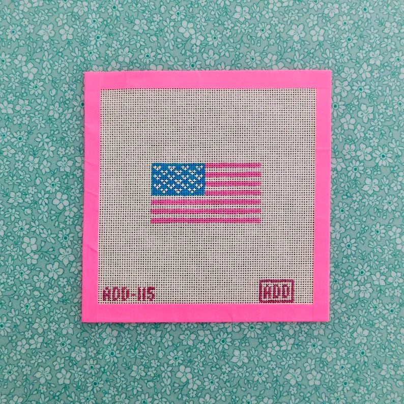 Pink Flag Canvas