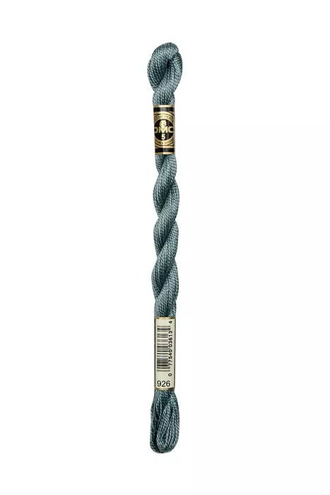 DMC 3 Pearl Cotton 926 Grey Green