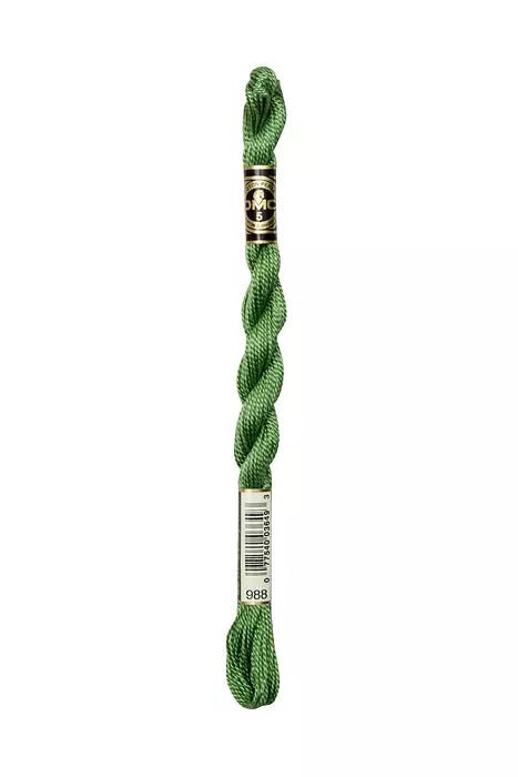 DMC 5 Pearl Cotton 988 Verbena Stem