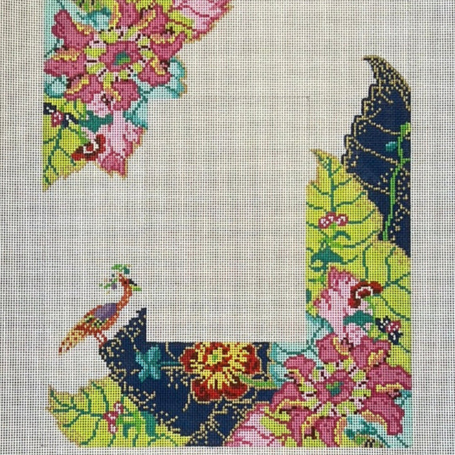 Tobacco Leaf Frame Canvas