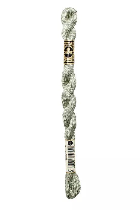 DMC 3 Pearl Cotton 524 Pebble Green
